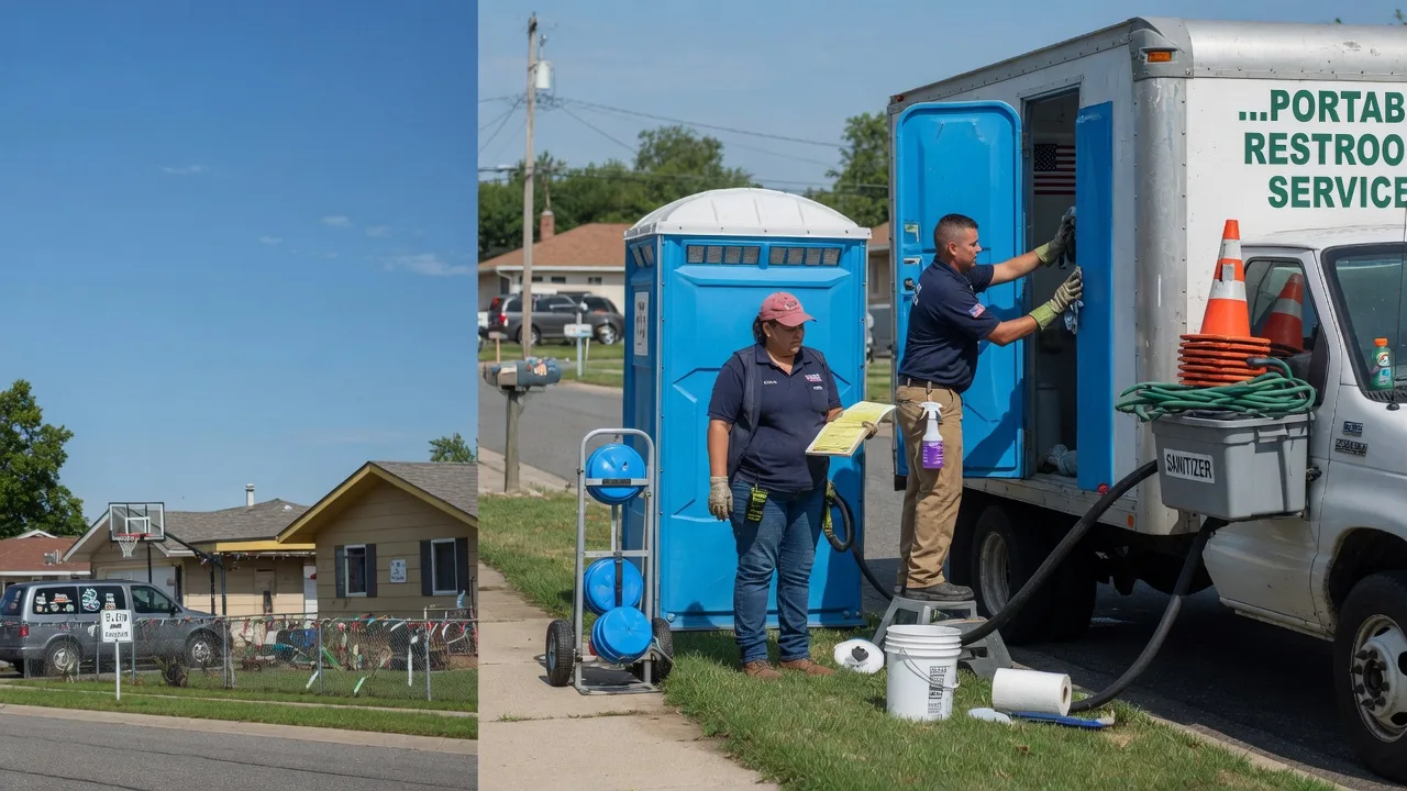 Portable Toilet Rental in Scott Air Force Base, IL near me
